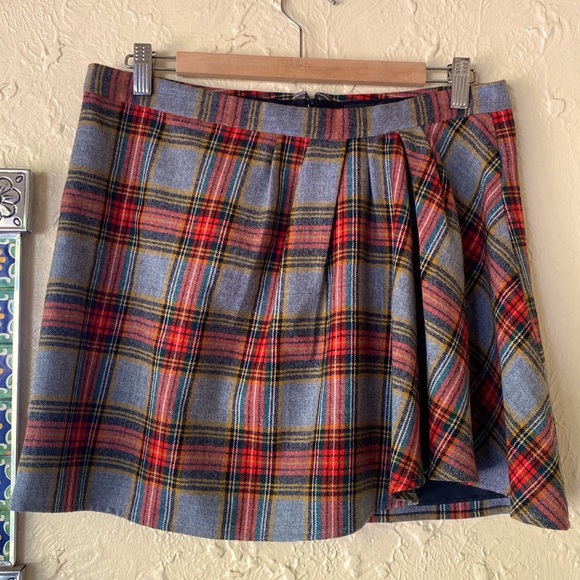 J. Crew Dresses & Skirts - JCrew Tartan Plaid Wool Mini Skirt ❤️ Size 10